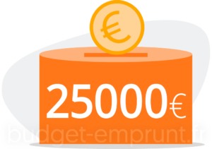 25000 euros